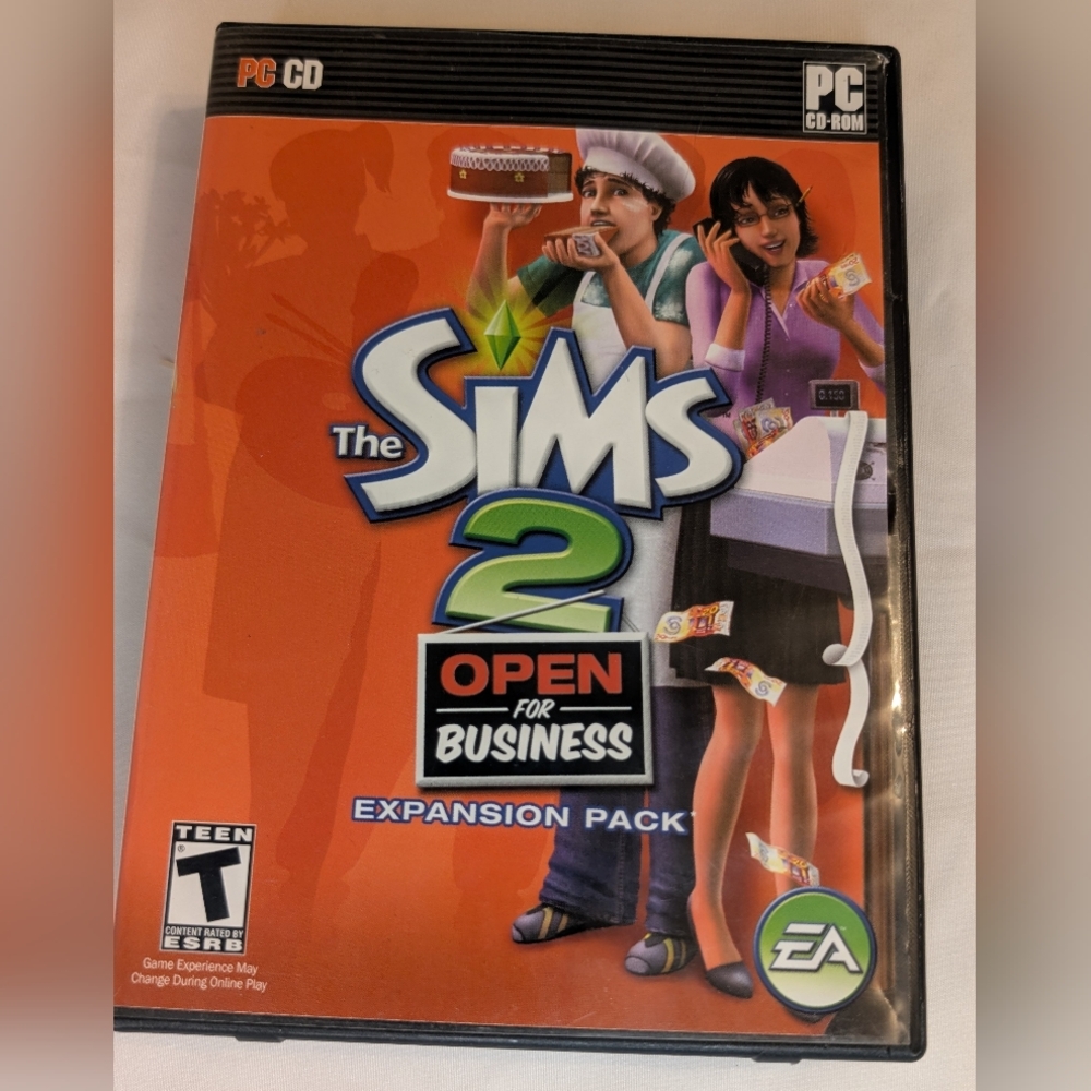 The Sims 2: Open for Business Expansion Pack PC CD-ROM 2006 EA Teen
